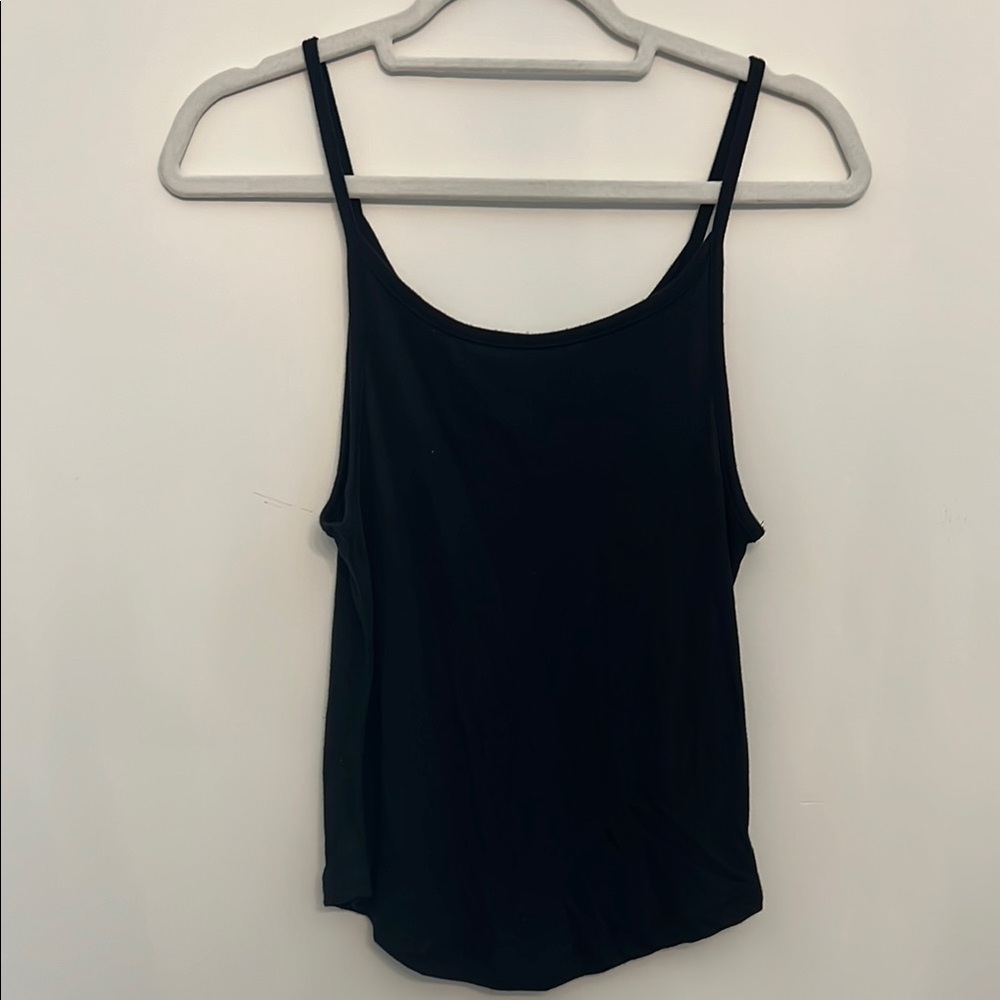 Free People Black Sleeveless Camisole Top